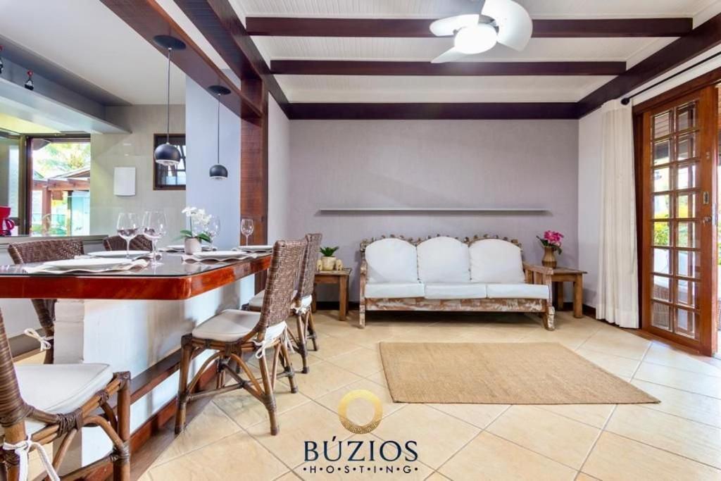 Pertinho da praia! - Casa confortável 3 quartos, wi-fi, churrasqueira privativa Búzios Esterno foto